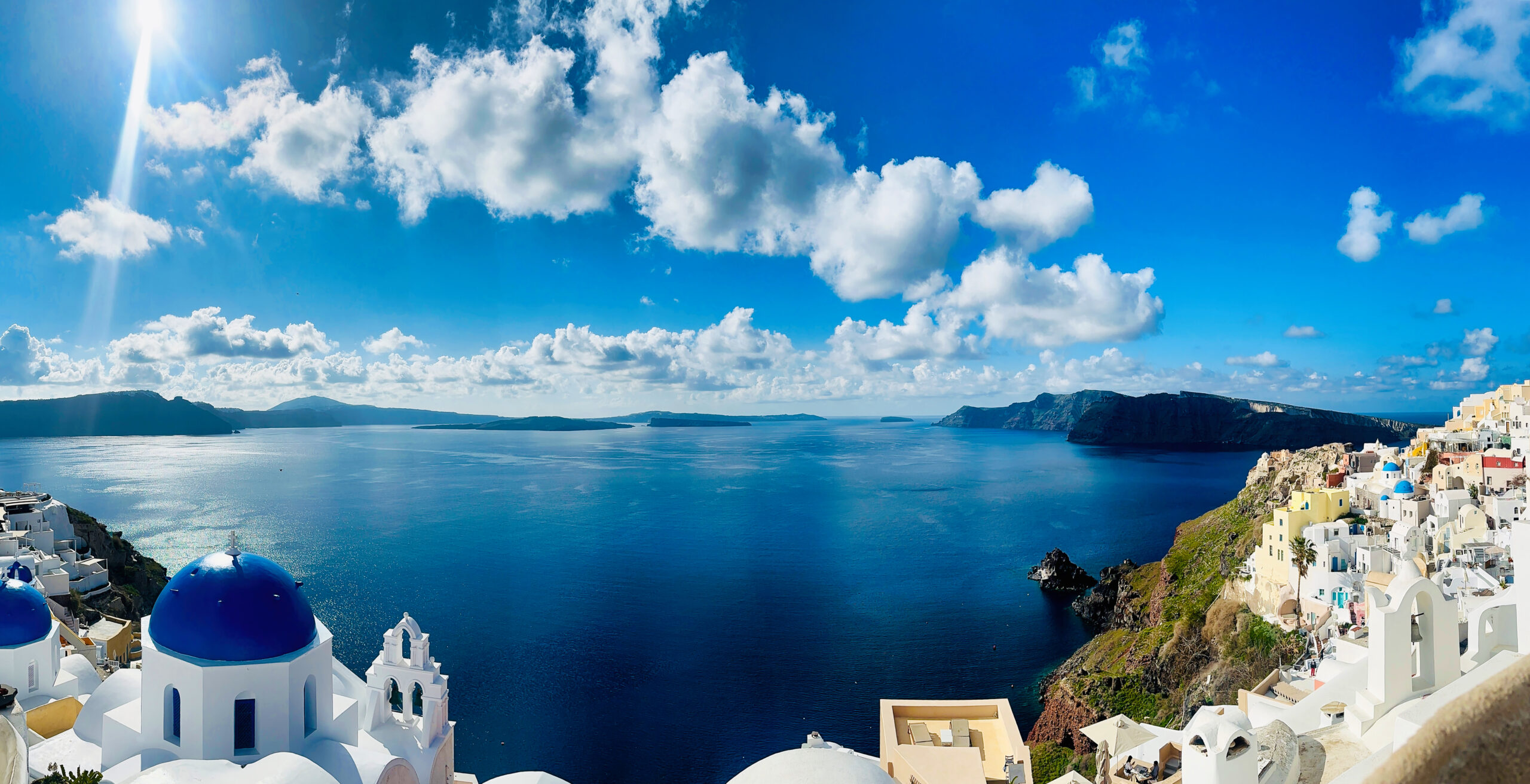 サントリーニ島の絶景